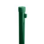 Sloupek plotový IDEAL Zn + PVC s příchytkou zelený – 2600 × 48 mm