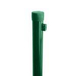 Sloupek plotový IDEAL Zn+PVC zelený s příchytkou – 2600 × 38 mm