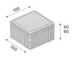 Dlažba zámková CS-BETON Kostka šedá – 6 cm