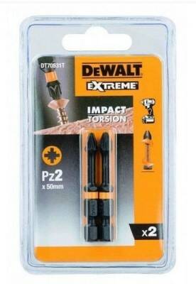 Nástavec bit torzní PZ2 50 mm 2 ks DeWALT