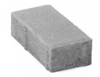 Dlažba zámková CS-BETON CSB cihla šedá – 100 × 200 × 60 mm
