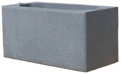 Tvárnice plotová CS BETON Soloblok základní šedá – 400 × 200 × 200 mm